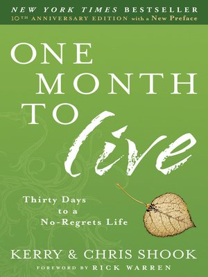 cover image of One Month to Live